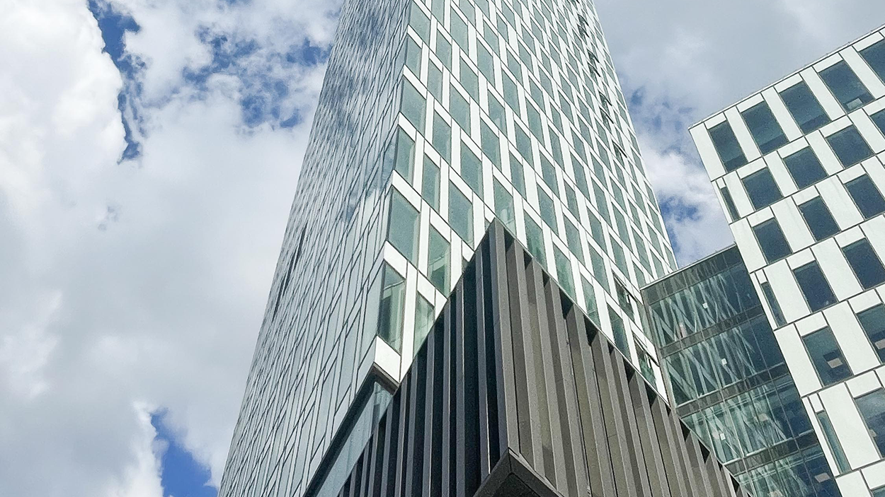 Citygate Göteborg fasad mot himmel