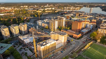 The Electrolux head office is located at the intersection of Sankt Göransgatan/Kellgrensgatan.