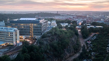 Natrium gathers large parts of Gothenburg University's activities within the Faculty of Natural Sciences in one and the same place. Photographer: Felix Gerlach