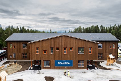 Vid Ottfjället i Östersund har Skanska byggt en ny förskola med högt ställda klimatkrav. Förskolan byggs enligt Skanskas ABCD-koncept som innebär en flexibel och kostnadseffektiv förskolelösning.