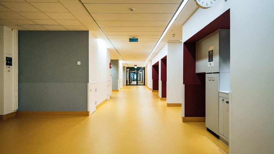 Corridor over intensive care – Photographer Kristoffer Marchi Corridor over intensive care – Photographer Kristoffer Marchi