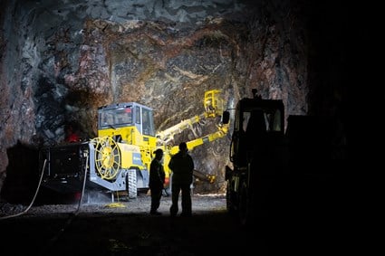 The subway to Nacka is being built using traditional tunneling methods, which involve drilling, loading, and blasting.