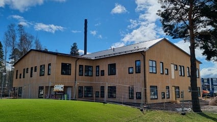 I juni 2023 stod förskolan Rågen i Avesta klar, endast 14 månader efter första spadtaget.